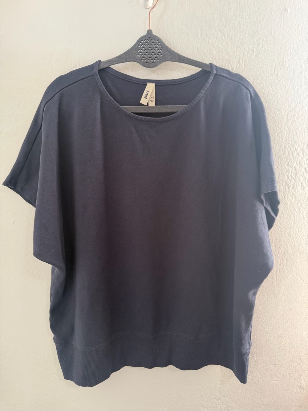 Pact Women's Organic Cotton Airplane Dolman Top XL - Picture 3 of 9